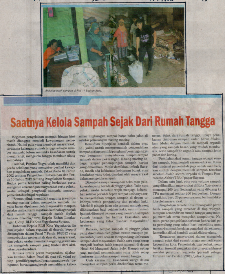 Kliping jogja terbaru